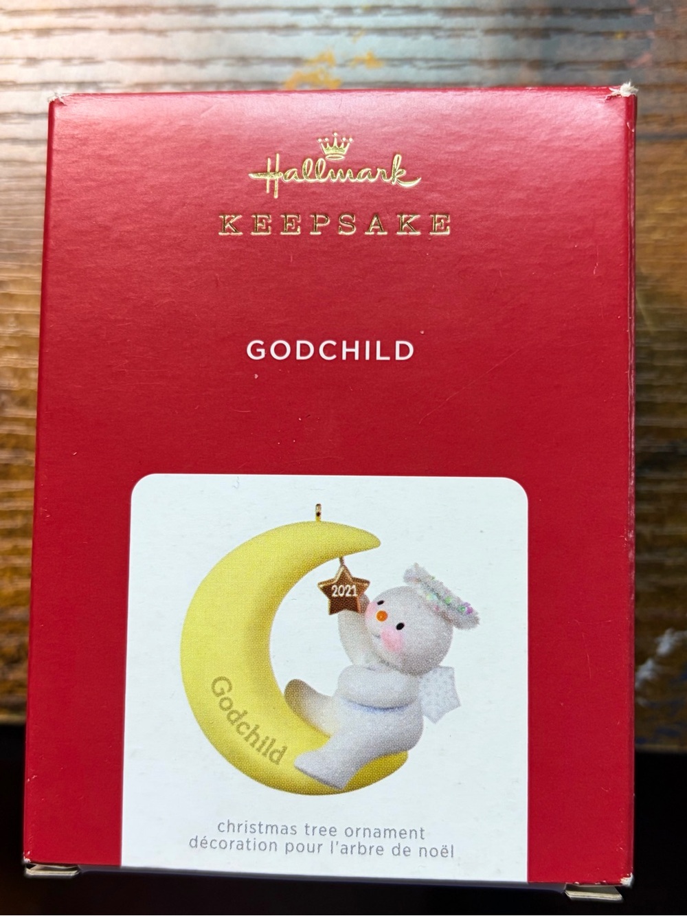 Hallmark 2021 Godchild Ornament